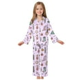 thumbnail image 1 of Gubotare Toddler Christmas Pajamas Boy Pajama Sets Long Sleeve Pattern Print Design Soft Comfy Sleepwear 2 Piece PJS 3T 4T (Light Purple,3-4 Years), 1 of 9