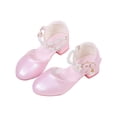 thumbnail image 1 of Gubotare Toddler Dress Shoes Girls Dress Shoes Low Heels Princess Dress for Party (Red,Little Kids 13), 1 of 9
