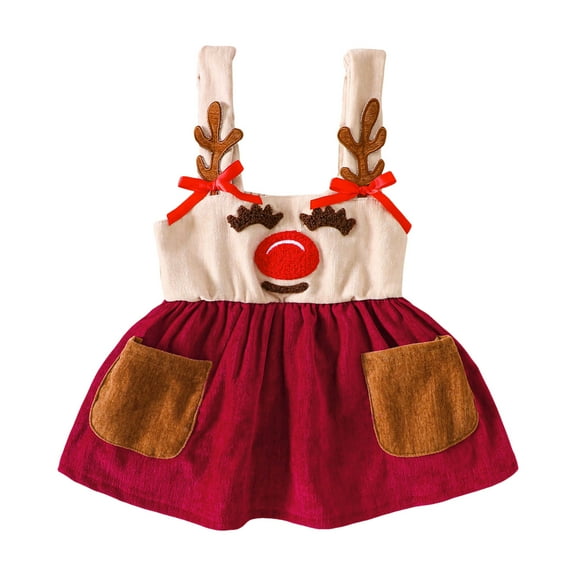 Gubotare Toddler Girl Christmas Dresses Toddler Baby Girls Dress Pageant Wedding Flower Girls Dress Formal Gowns Embroidered Lace Dress Size 2T 3T(Wine,2-3 Years)