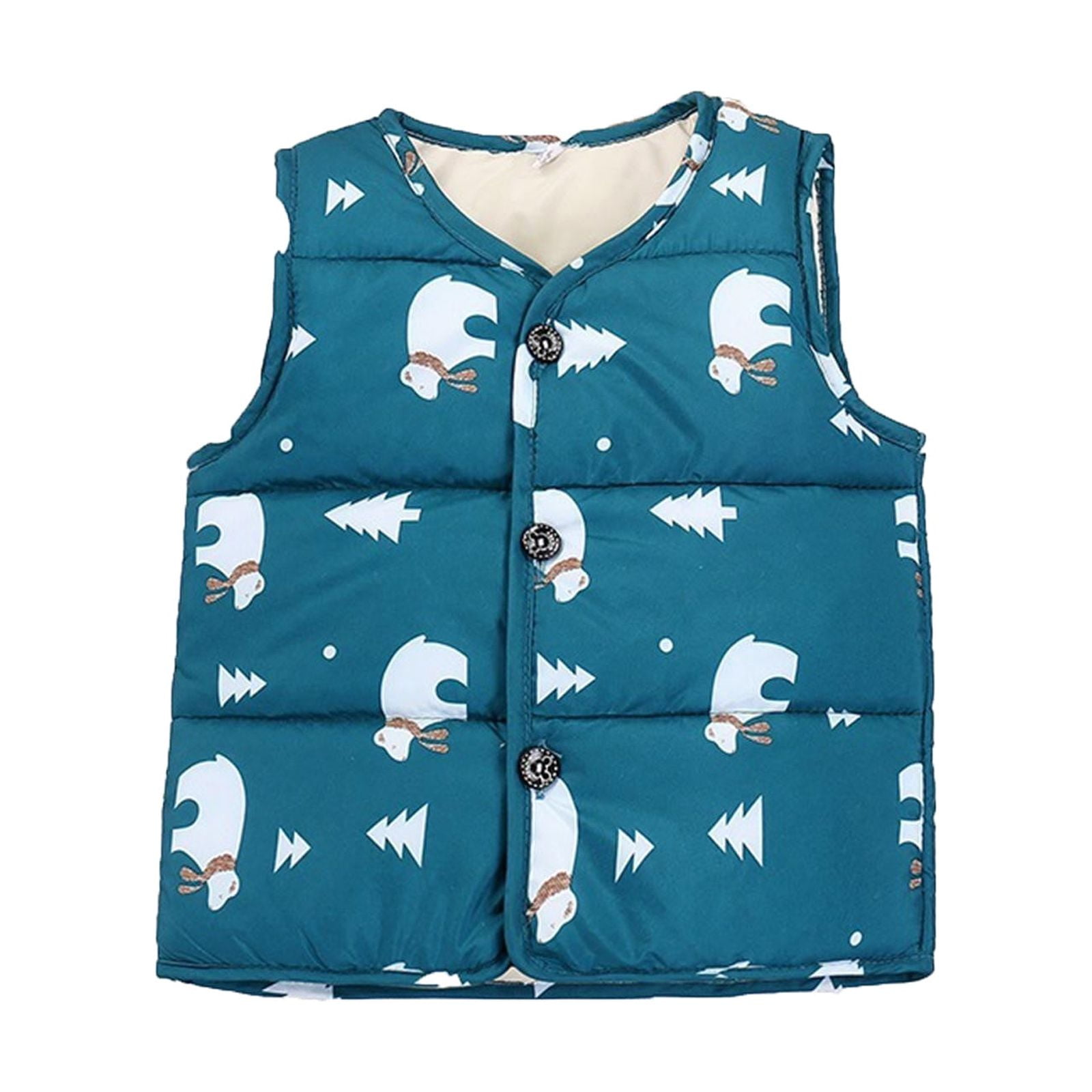 Gubotare Toddler Girl Fleece Vest Kids Fleece Vest Jacket FullZip Warm