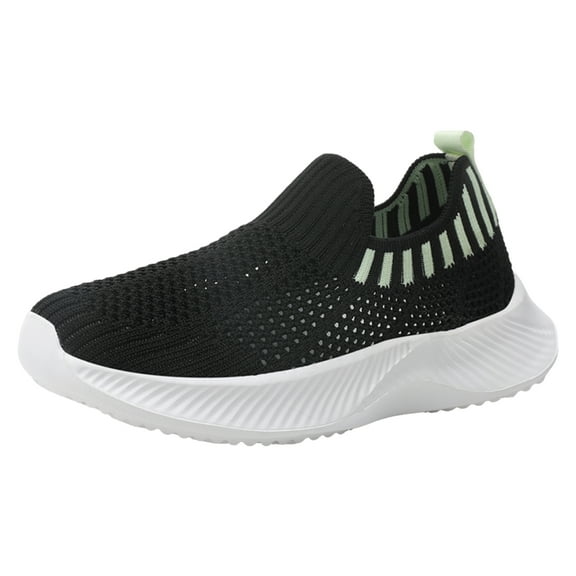 Gubotare Toddler Girl Shoes Toddler Baby Girls Sneakers Soft Anti-Slip Sole Walking Shoes Size 3 (Black,Big Kids 3)