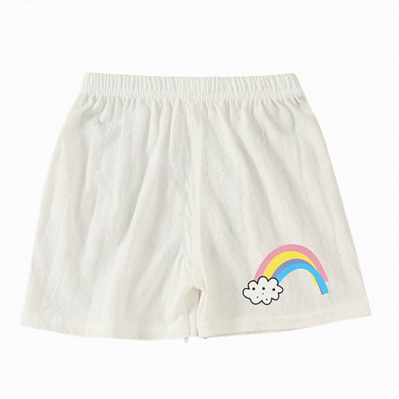 Gubotare Toddler Girl Shorts with Pockets Baby Girls One Pack Cotton Linen Blend Cute Shorts Loose Shorts 6 12 Months (K,6-12 Months)