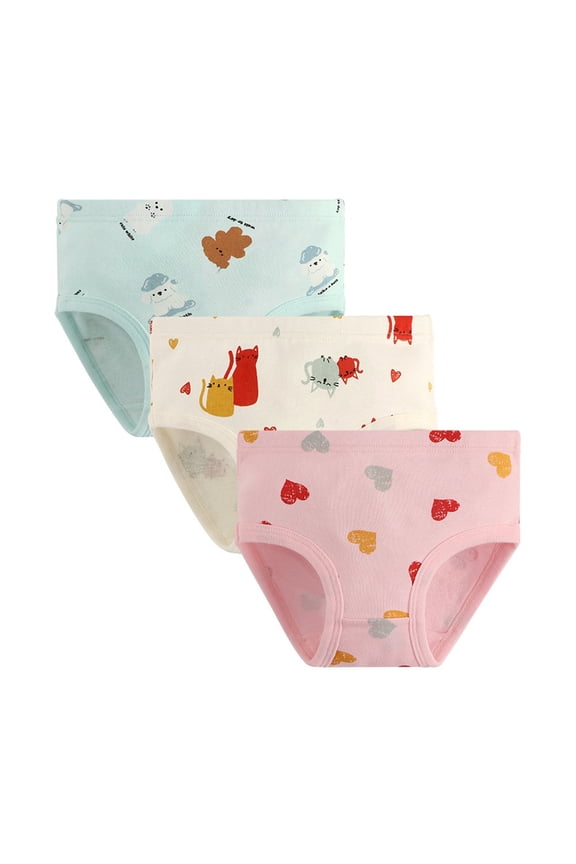 Toddler Girl Training Underwear Girls'Princess Underwear Panties Toddler Briefs 6 12 18 24 Months 2T 3T 4T 5T 6T (White,4-5 Years)