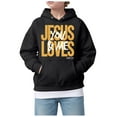 thumbnail image 1 of Gubotare Toddler Hoodie Girls Long Sleeve Lightweight Hoodie Active Tee Workout Running Pullover Size 4T 5T (Black,4-5 Years), 1 of 5