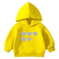 thumbnail image 1 of Gubotare Toddler Hoodies Boys Hoodie Kids Warm Winter Hoodies Pullover Hooded Sweatshirt Size 3T 4T (Yellow,3-4 Years), 1 of 7