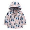 thumbnail image 1 of Gubotare Toddler Jacket Boys Toddler Kids Baby Boys Girls Camouflage Zip Windproof Jacket Trench Lightweight Kids Children's Winter Coats Size 3T 4T (Beige,3-4 Years), 1 of 3