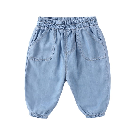 Gubotare Toddler Jeans Boy Boy's Skinny Fit Fashion Kids Denim Jeans Pants Size 12 18 Months (Light Blue,12-18 Months)