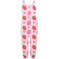thumbnail image 1 of Gubotare Toddler Jumpsuit Baby Cute Summer Jumpsuits for Girls Kids Strap Romper Sleeveless Jumpsuit Size 12-18 Months (Light Pink,12-18 Months), 1 of 4