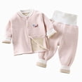 thumbnail image 1 of Gubotare Toddler Outfits for Boys Winter Baby Boys Fall Clothes Toddler Boys Pants Set Outfit Soft Sweatshirts Set Fall Winter Clothing Sets for Boys 3 6 9 12 24 Months 3T (Pink,18-24 Months), 1 of 4