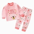thumbnail image 1 of Gubotare Toddler Pajamas Fall Winter Unisex Baby Toddler Buttery Soft 2-Piece Snug Fit Pajamas 6 12 Months (Pink,6-12 Months), 1 of 4