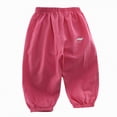 thumbnail image 1 of Gubotare Toddler Pants Boys Baby Pants Premium Bamboo Viscose Jogger Pants, Elastic Waist, Unisex 4T 5T (Hot Pink,4-5 Years), 1 of 4