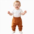 thumbnail image 1 of Gubotare Toddler Pants Boys Sweat Pants for Girls Fashion Baggy Sweatpants Joggers Winter Warm Kids Pants 3T 4T (Coffee,3-4 Years), 1 of 5