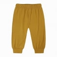 thumbnail image 1 of Gubotare Toddler Pants Girls Boys Cargo Pants Kids Stretch Hiking Pants Casual Elastic Waist Youth Cargo Joggers with Pockets 3 6 Months (Gold,3-6 Months), 1 of 2
