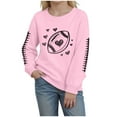 thumbnail image 1 of Gubotare Toddler Pullover Sweatshirt Girls Girls Crewneck Sweatshirts Kids Long Sleeve Shirts Tops Fall Pullover Clothes for Girls Size 5T (Pink,5 Years), 1 of 3