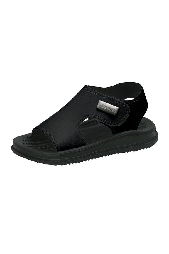 Toddler Sandals Boy Kids Toddlers Sandals Boys and Girls, Kid's Lightweight Open Toe Beach Sandals with Adjustable straps, for Outdoors, Water Play and Pool Size 8 (Black,8 Toddler)