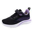 thumbnail image 1 of Gubotare Toddler Shoes Girl Toddler Boys and Girls Sneakers Stylish Sneakers Kids Walking Shoes (Black,Big Kids 3.5), 1 of 9