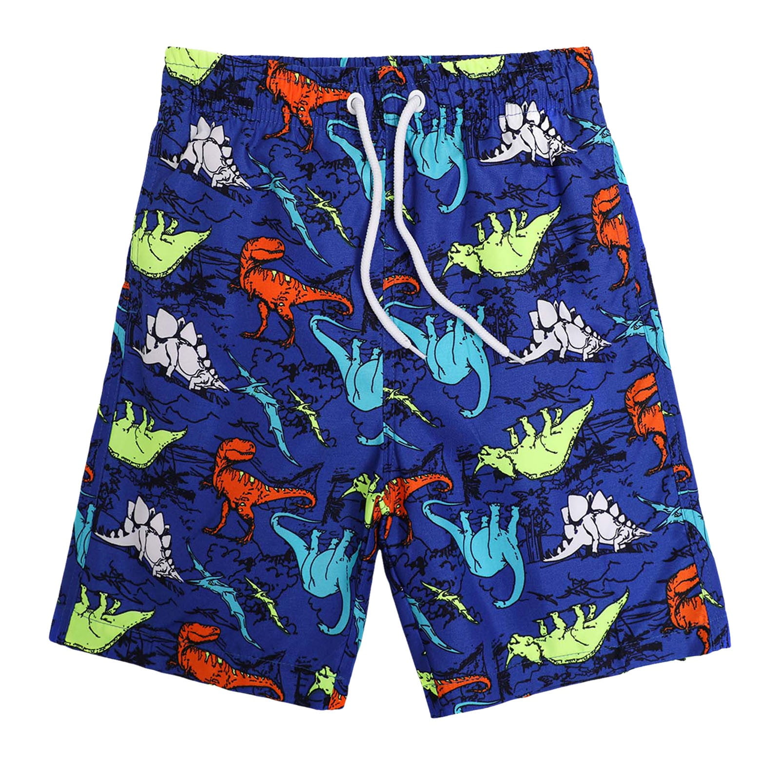 Gubotare Toddler Short Swim Trunks Boys' Swim Trunk Shorts, Lightweight & Water Repelling, Quick Dry Material Size 5-6T (Blue,5-6 Years)