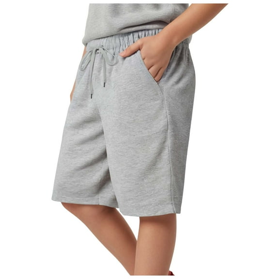 Gubotare Toddler Shorts Boys Athletic Boy's Summer Boho Print Drawstring High Waisted Shorts Size 10-12 (Grey,10-13 Years)