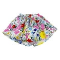 thumbnail image 1 of Gubotare Toddler Shorts Girls Girl's Cute Print Ruffle Shorts Layered Bow Wide Leg Y2K Bloomers (Pink,Size 2-3 Years), 1 of 4