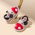 thumbnail image 1 of Gubotare Toddler Slipper Slippers for Girls Boys Cute Soft Plush House Slippers Warm Socks for Kids (Red,5.5), 1 of 3