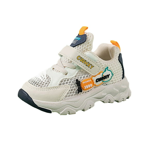 Gubotare Toddler Sneakers Girls Kids' Sneakers for Girls, Casual Fashion Footwear Size 7 (Beige,Toddler 7)