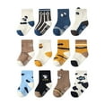 thumbnail image 1 of Gubotare Toddler Socks Toddler Kids Little Boys Girls Fashion Cotton Crew Socks Toddler Socks Size Newborn 24 Months (J,0-1 Years), 1 of 2