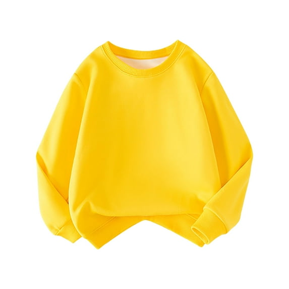 Gubotare Toddler Sweatshirt Boys Crewneck Toddler Baby Boy Girl Football Outfit Long Sleeve Crew Neck Print Sweatshirt Shirt Pullover Fall Clothes Size 12 18 Months (Yellow,12-18 Months)