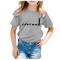 thumbnail image 1 of Gubotare Toddler Tshirts Boys Boys Tie Dye Shirt Rainbow Tees T Shirts for Kids Sizes 4-5T (Grey,4-5 Years), 1 of 4