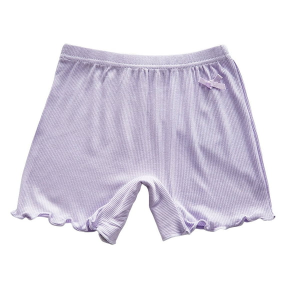 Gubotare Toddler Underwear Girls Boyshorts Baby Soft Breathable Underwear Little Girls'Briefs Toddler Undies 6 12 18 24 Months 2T 3T 4T 5T 6T (Purple,18-24 Months)