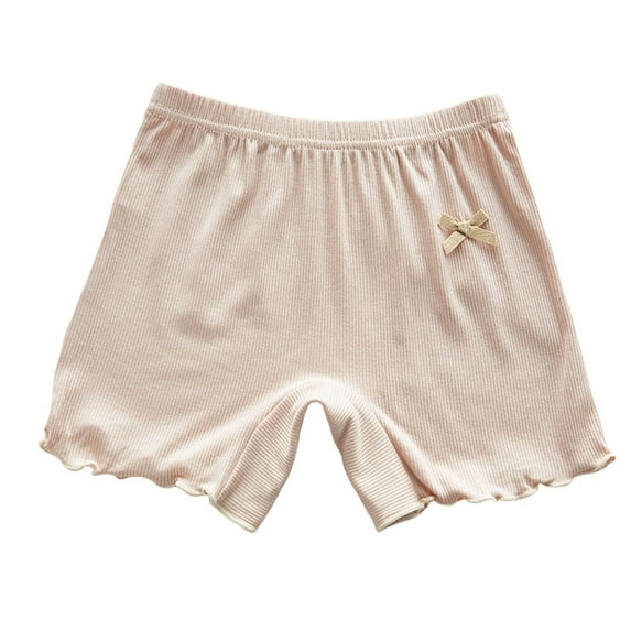 Gubotare Toddler Underwear Girls Shorts Little Girls'Soft Underwear Toddler Undies Kids panties 6 12 18 24 Months 2T 3T 4T 5T 6T (Beige,7-8 Years)