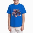 thumbnail image 1 of Gubotare Toddler Usa Shirt Toddler Boys 4th of July Shirts Funny T Shirt American Flag Tees Tops Usa Patriotic Independence Day Clothes 3T 4T, Blue, 1 of 4