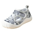 thumbnail image 1 of Gubotare Toddler Water Shoes Girl Boys Girls Water Shoes Kids Lightweight Aqua Socks Barefoot Quick Dry Hiking Slip On Sandals for Beach Pool Swim (Little Kid/Big Kid) Size 8 (Grey,Toddler 8), 1 of 8