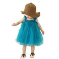 thumbnail image 1 of Gubotare Tutu Dresses for Toddler Girls Toddler Baby Girl Butterfly Birthday Tutu Dress Pink Tulle Bowknot Formal Flower Wedding Pageant Party Dresses (Blue,Size 12-18 Months), 1 of 7