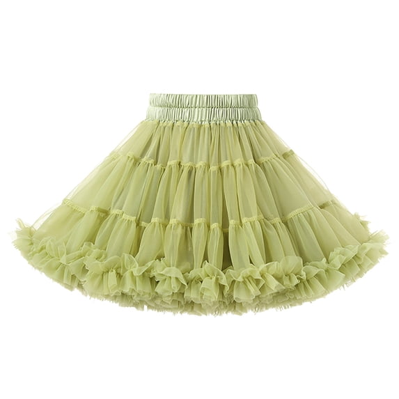Gubotare Tutu for Toddler Girls Ballet Ballet Tutu for Girls Bulk Rainbow Tutu Skirt Layers Fluffy Tulle Skirt for Toddler Girls Birthday Party5T 6T (GN1,5-6 Years)