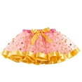 thumbnail image 1 of Gubotare Tutu for Toddler Girls Toddler Girls Layered Tutu Skirt Sparkling Sequin Tulle Dance Skirts,Pink,5-8 Years, 1 of 7