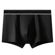 Gubotare Underwear for Mens Men's Series Boxerjock Boxer Briefs (Black,XL)