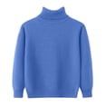 thumbnail image 1 of Gubotare Uniform Sweater for Boys Toddler Boys' Knit Pullover Sweater Long Sleeve Fall Winter Knitwear 3T 4T (Light Blue,3-4 Years), 1 of 5