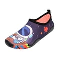 thumbnail image 1 of Gubotare Water Shoes Girls Toddler Water Shoes Kids Quick Dry Beach Swim Socks Shoes Baby Non Slip Size 1 (Dark Blue,Big Kids 1), 1 of 4