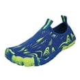 thumbnail image 1 of Gubotare Water Shoes Kids Toddler Water Shoes Boys Girls Swim Beach Quick Dry Aqua Socks Rubber Sole Athletic Sneakers Barefoot Shoes for Kids Size 13 (Green,Little Kids 13), 1 of 7