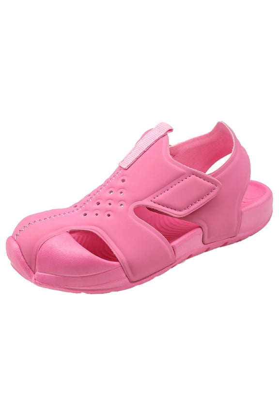 Water Shoes for Kids Toddler Water Shoes Kids Quick Dry Beach Swim Socks Shoes Baby Non Slip (Pink,Toddler 8)