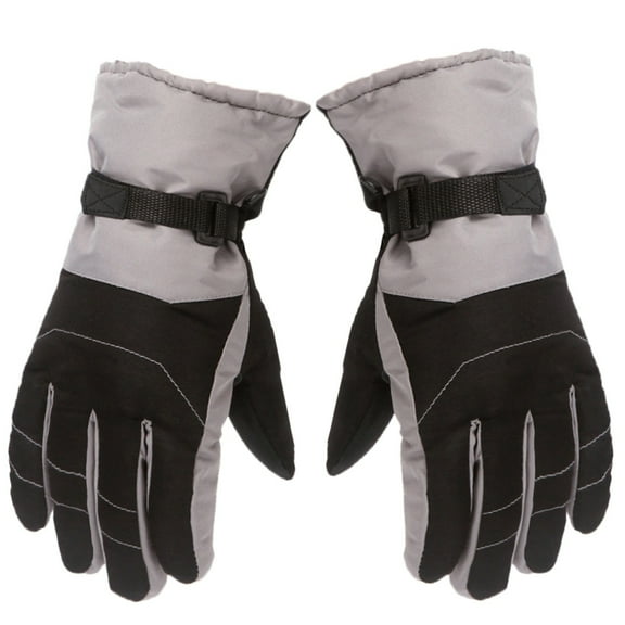 Gubotare Winter Gloves for Kids Kids Winter Snow Gloves Warm Mitten Winter Favor for Little Boys and Girls (Grey,Medium)