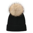 thumbnail image 1 of Gubotare Winter Hats for Kids Ski Mask Kids Balaclava, Boys Girls Winter Fleece Hats Beanies for Kids, Fluffy Winter Hat Ski Face Mask Cover Snow Gear (Black,3-8 Years), 1 of 6