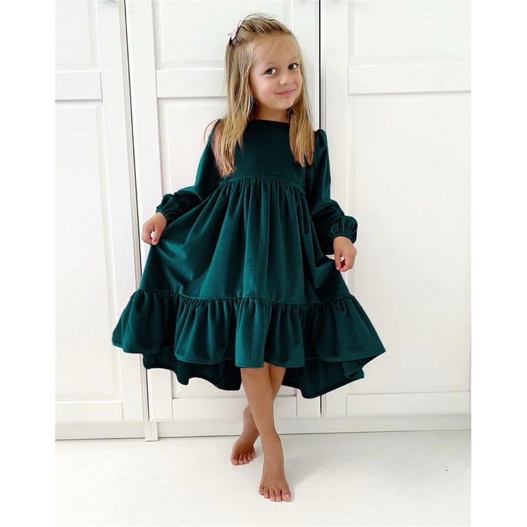 Long SLeeve Green Casual Party Dress Long SLeeve Green Casual Party Dress