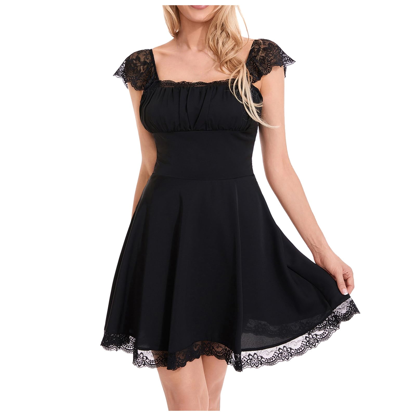 Gubotare Women Dress Tassel Sleeveless Straped Dress Zipper up Solid Color Mini  Dress Teen Girls Prom Party Little Dress Semi Formal Dress(Black,S) -  Walmart.com