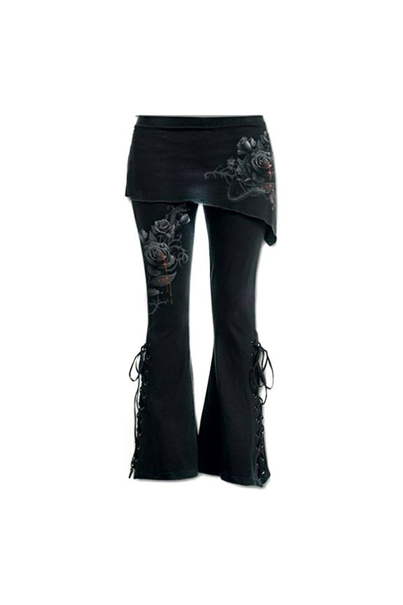 Women Jeans Bootcut Stretch Women High Waist Skinny Stretch Ripped Jeans Destroyed Denim Pants Plus Size,Red S