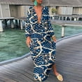 thumbnail image 1 of Gubotare Women'S Summer Casual Dress Women's Bodycon Long Sleeve Round Neck Work Office Midi Pencil Dress,Navy S, 1 of 5