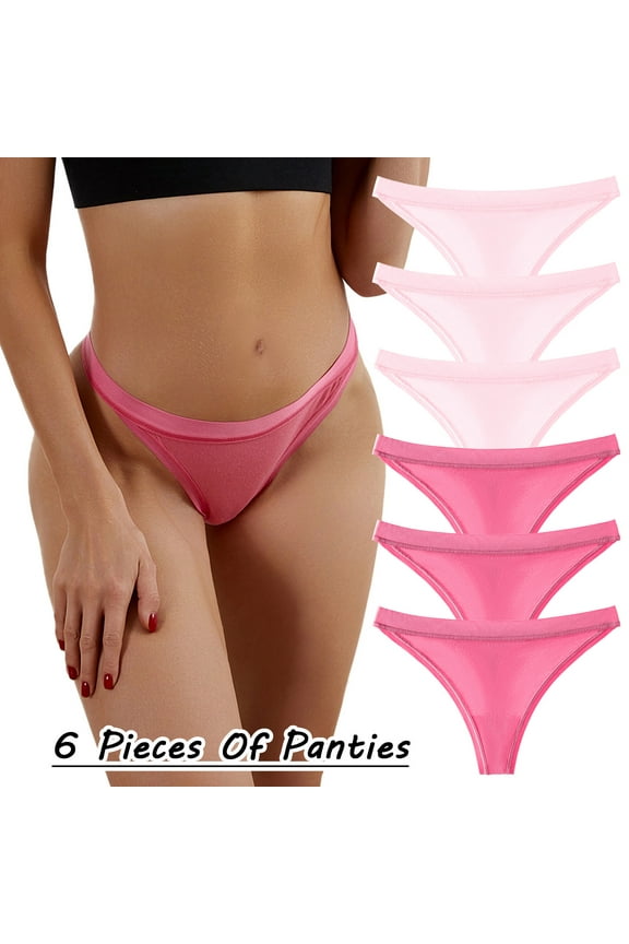 "Gubotare Women Underpants Briefs Women Transparent Underwear Seamless Lace Panties Thong BowHollow Out Underpants Female String Tanga,PK1 XXL"