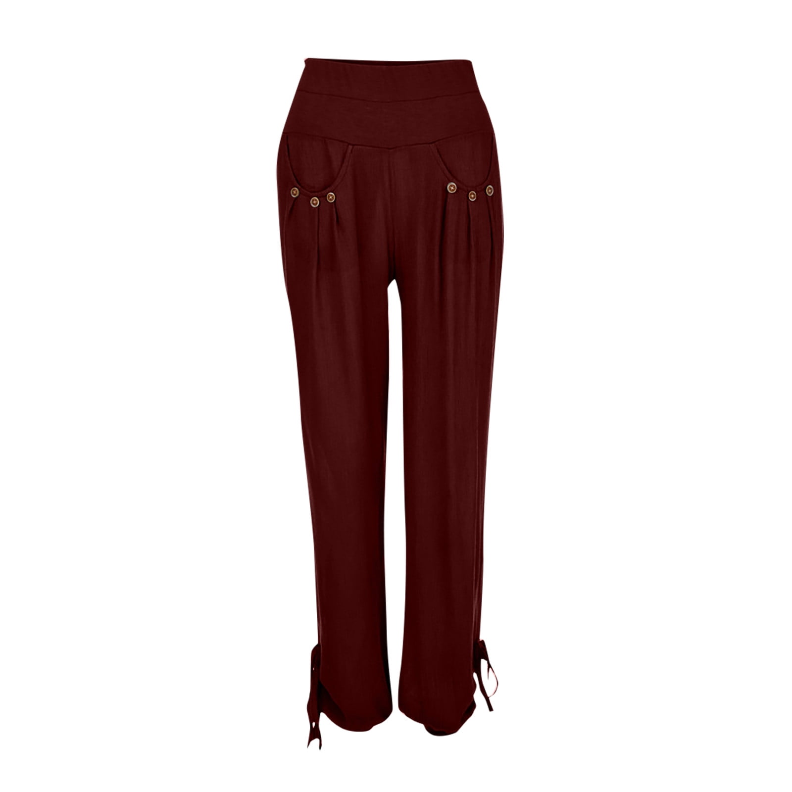 Gubotare Women's Pants Casual Yoga Dress Pants for Women Straight Leg