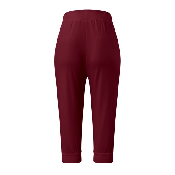 Gubotare Women's Pants Plus Size Women's Lightweight Golf Pants with Pockets High Waisted Casual Track Work Ankle Pants for Women (,XL)