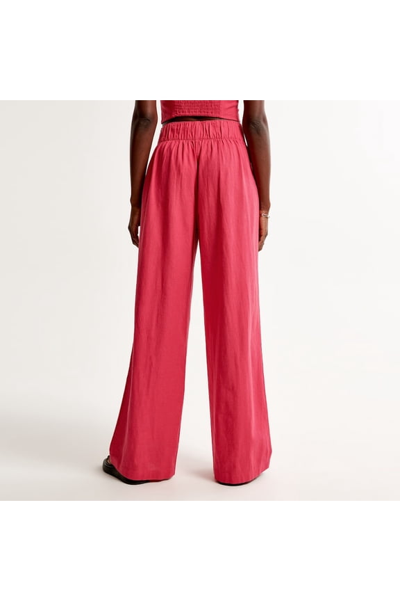 Women's Pants Plus Size Women's Relaxed Fit Studio Terry Capri Jogger Pant (Red,XXL)